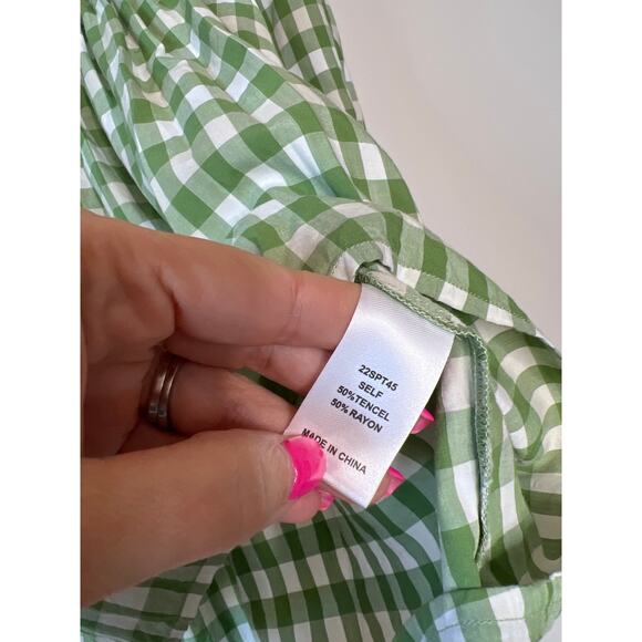 NEW Hunter Bell Pull Over Design High Neck Ruffled Mia Top Green Size: Small - Picture 5 of 7